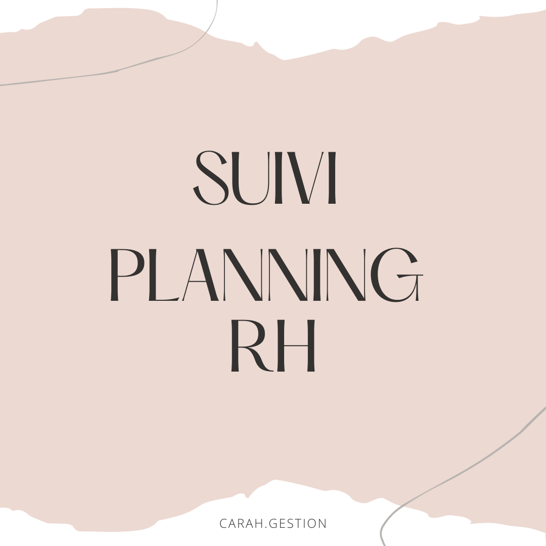 Suivi Planning RH